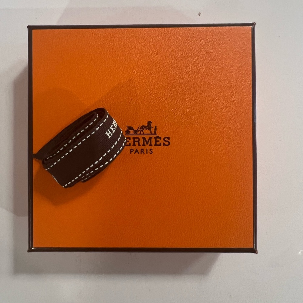 Hermes small jewelry box with dust bag